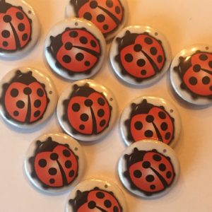 Lieveheersbeestje button <br/> (gratis excl. verzendskosten)