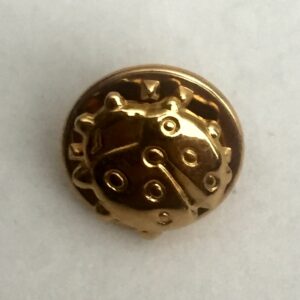 Gouden lieveheersbeestje speldje (gratis excl. verzendskosten)