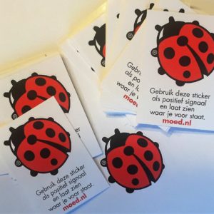 Stickers met lieveheersbeestje (gratis excl. verzendskosten)
